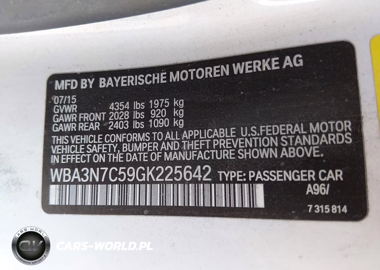 2016 BMW 428I VIN:WBA3N7C59GK225642 - 9