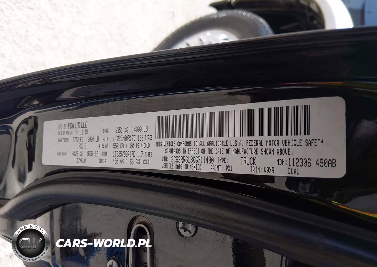 2019 Ram 3500 Tradesman VIN:3C63RRGL3K6711480 - 8