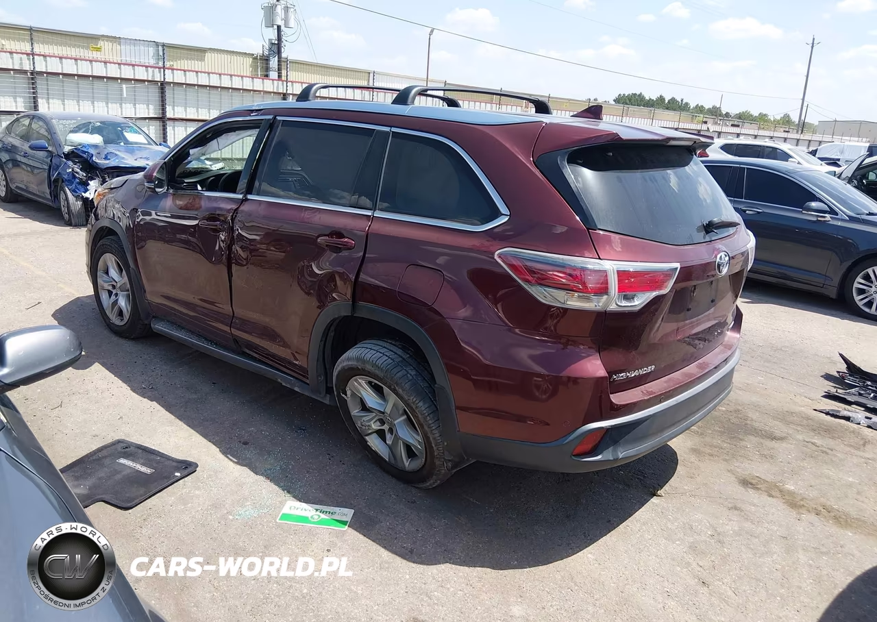 2015 Toyota Highlander Limited V6 VIN:5TDYKRFH5FS097085 - 3