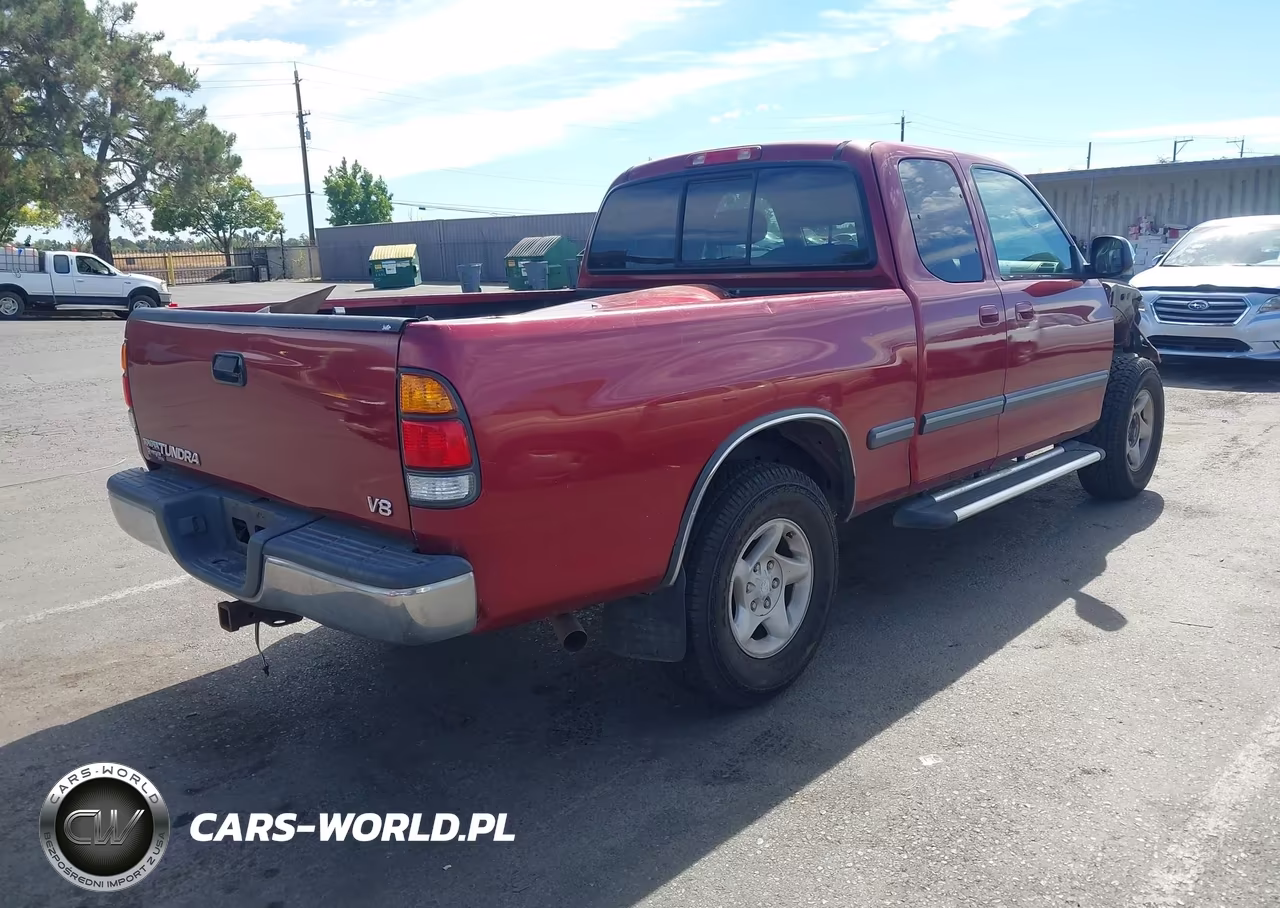 2000 Toyota Tundra Sr5 V8 VIN:5TBRT3418YS069300 - 4