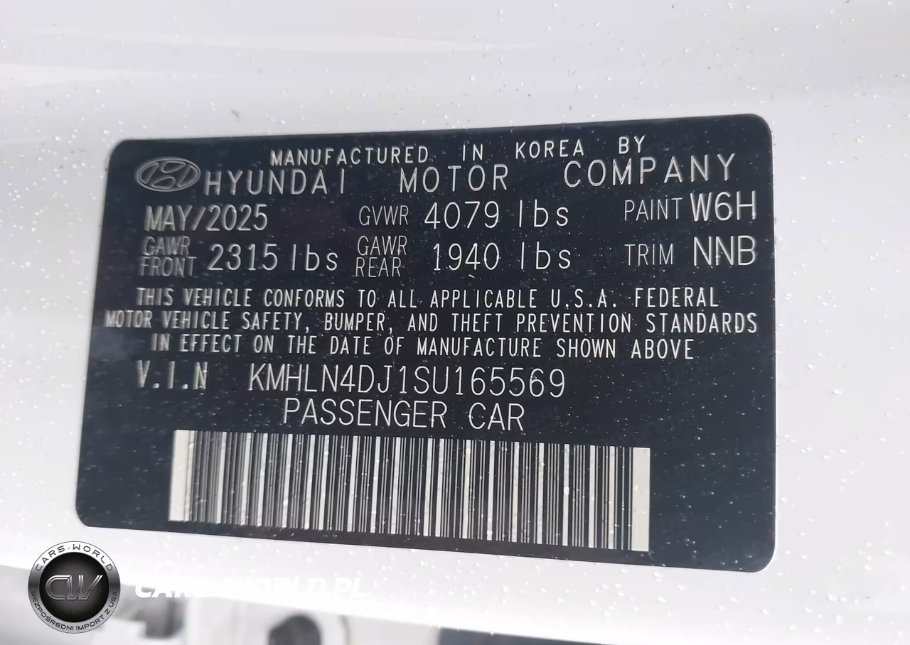 2025 Hyundai Elantra Hybrid Limited VIN:KMHLN4DJ1SU165569 - 9