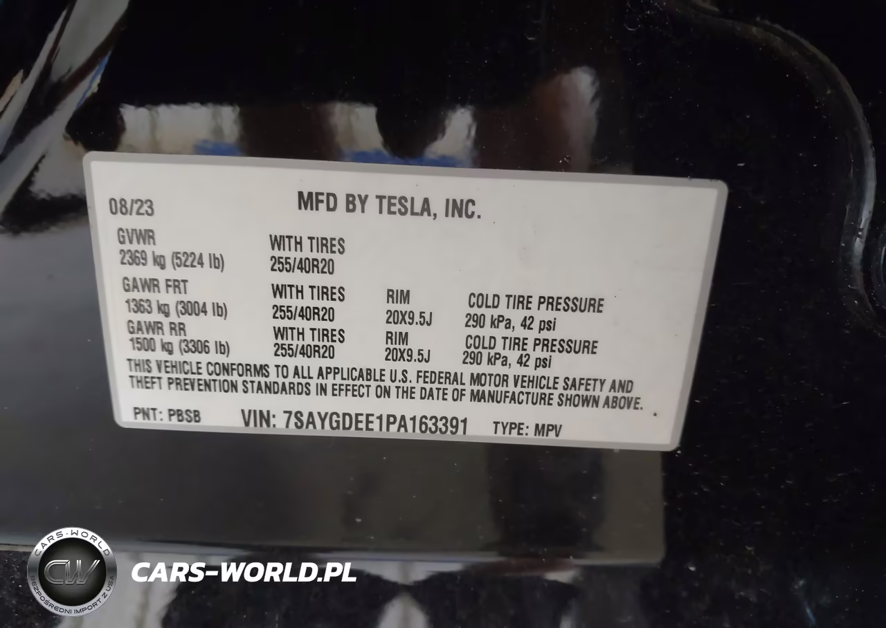2023 Tesla Model Y Awd-Long Range Dual Motor All-Wheel Drive VIN:7SAYGDEE1PA163391 - 9