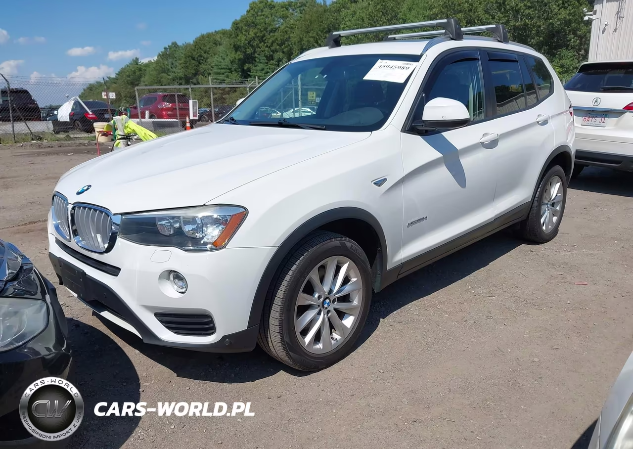 2016 BMW X3 xDrive28D VIN:5UXWY3C56G0N87132 - 2