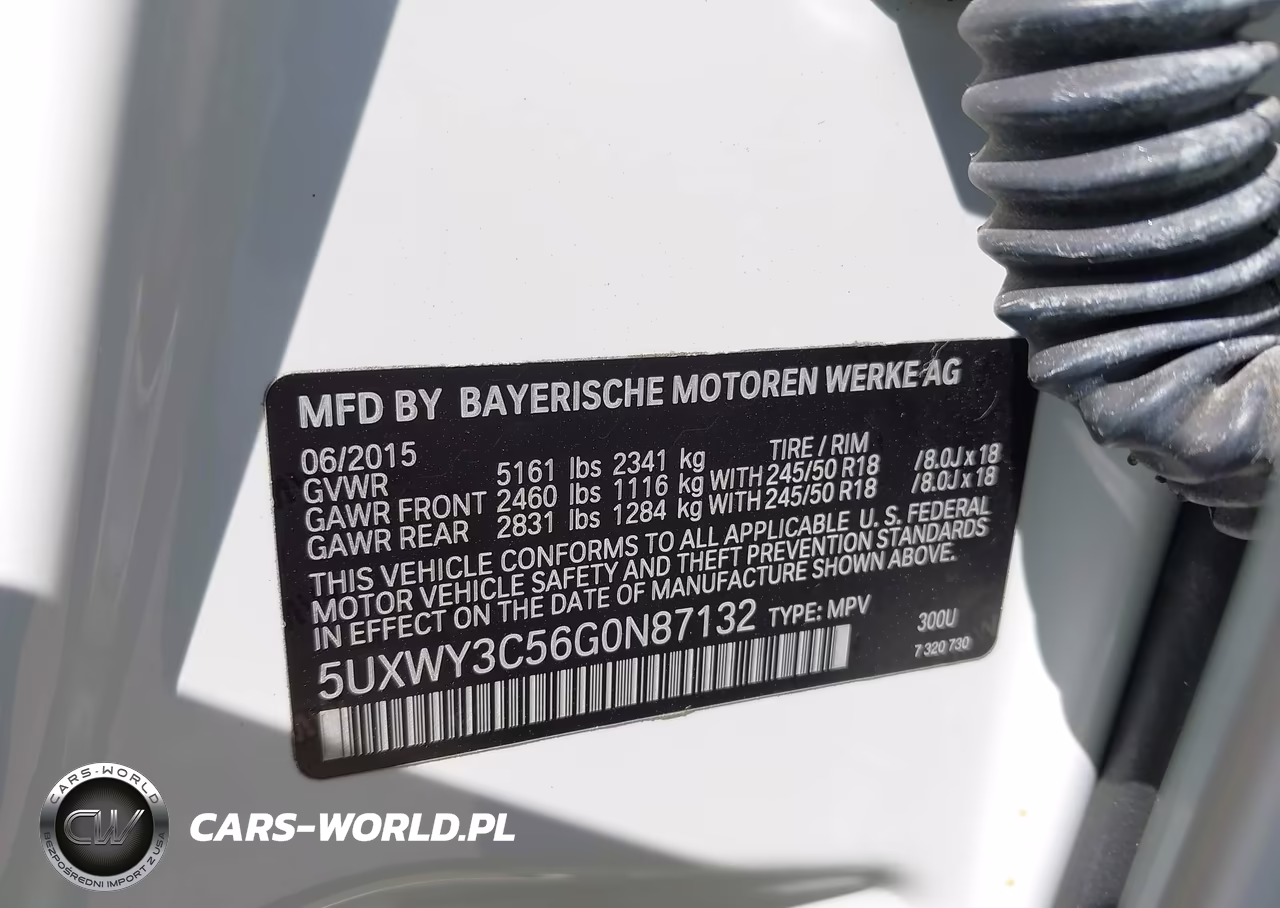 2016 BMW X3 xDrive28D VIN:5UXWY3C56G0N87132 - 9