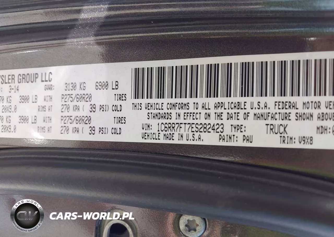 2014 Ram 1500 Express VIN:1C6RR7FT7ES282423 - 9