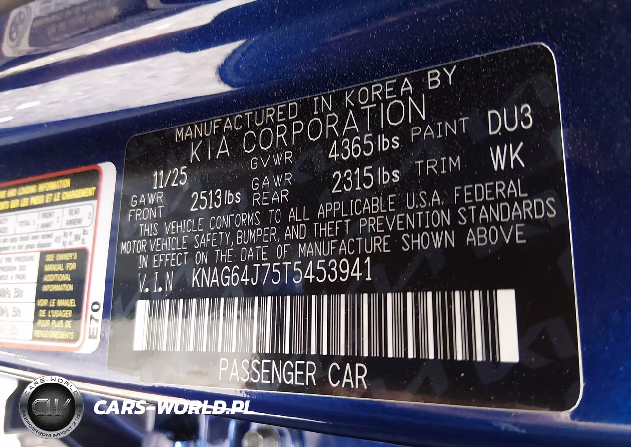 2026 Kia K5 Gt-Line Fwd VIN:KNAG64J75T5453941 - 9