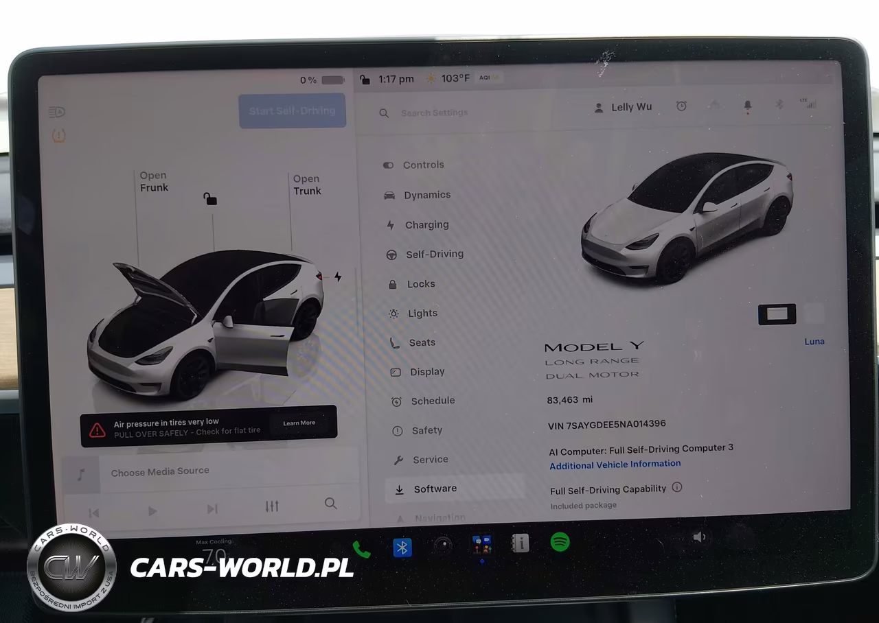 2022 Tesla Model Y Long Range Dual Motor All-Wheel Drive VIN:7SAYGDEE5NA014396 - 7