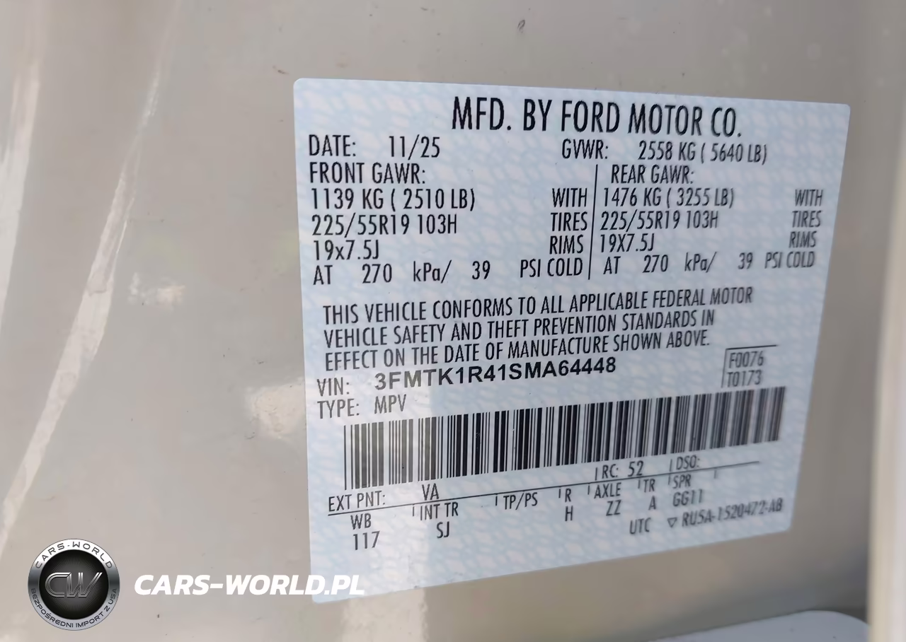 2025 Ford Mustang Mach-E Select VIN:3FMTK1R41SMA64448 - 9