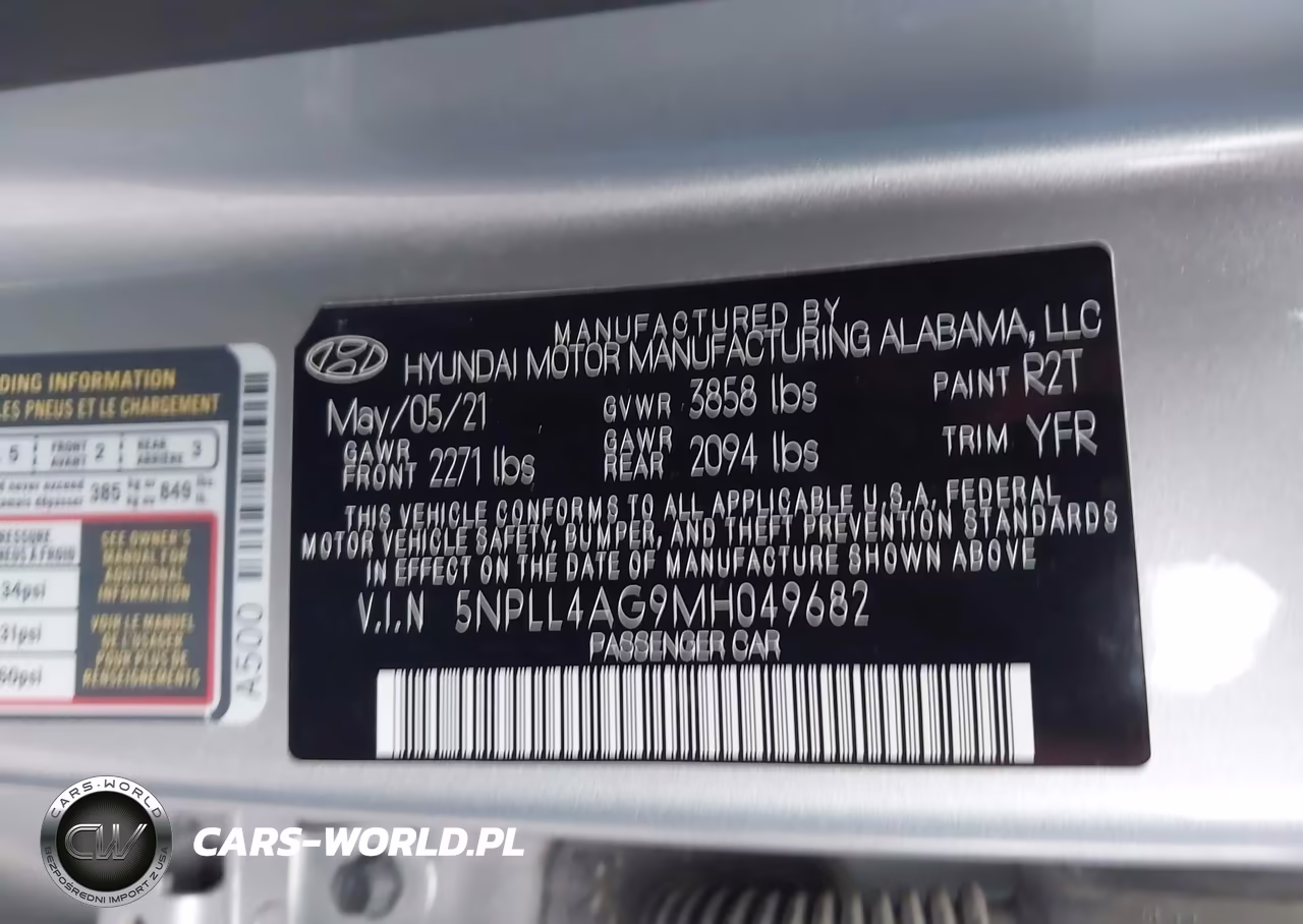 2021 Hyundai Elantra Se VIN:5NPLL4AG9MH049682 - 9