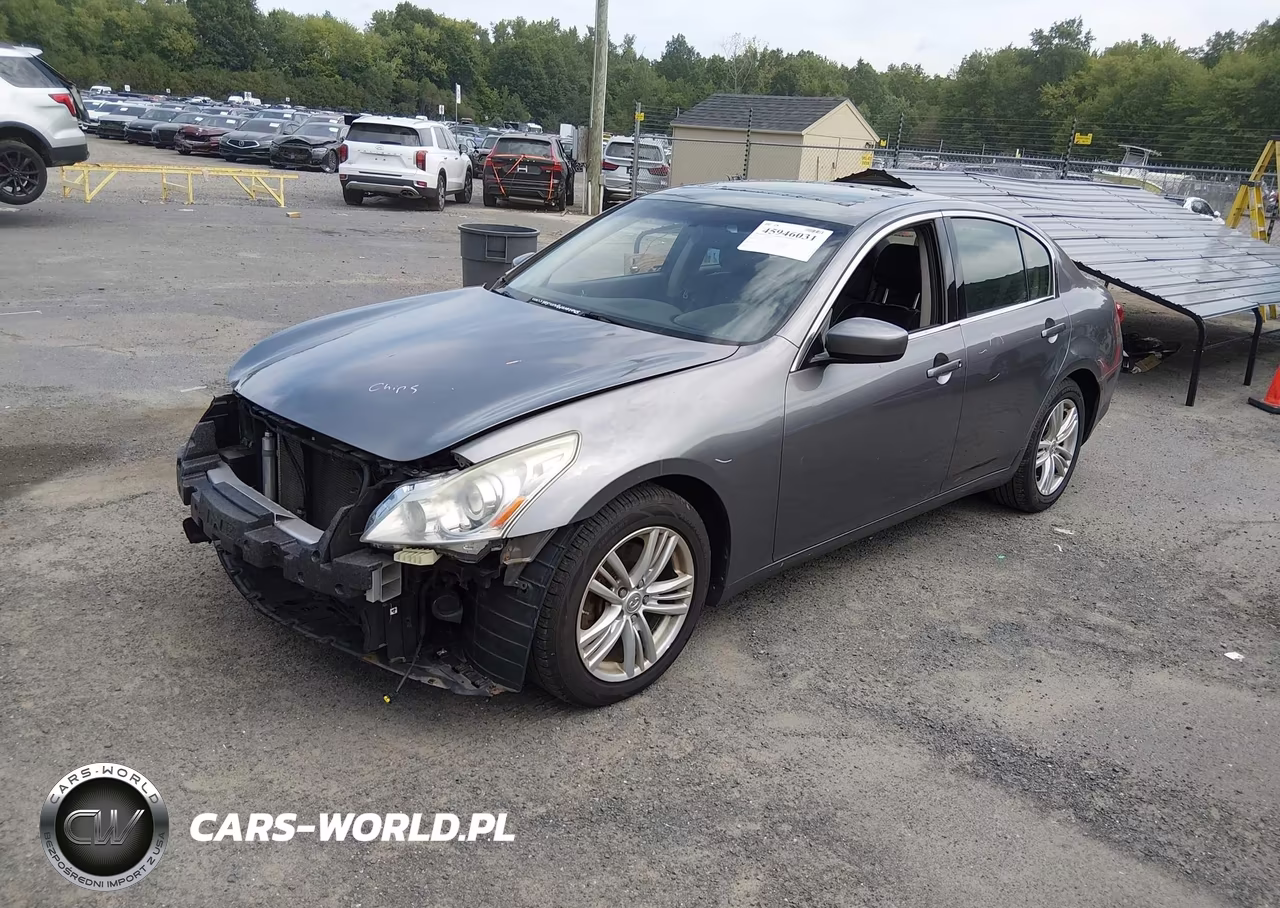 2012 Infiniti G37X VIN:JN1CV6AR6CM977920 - 2