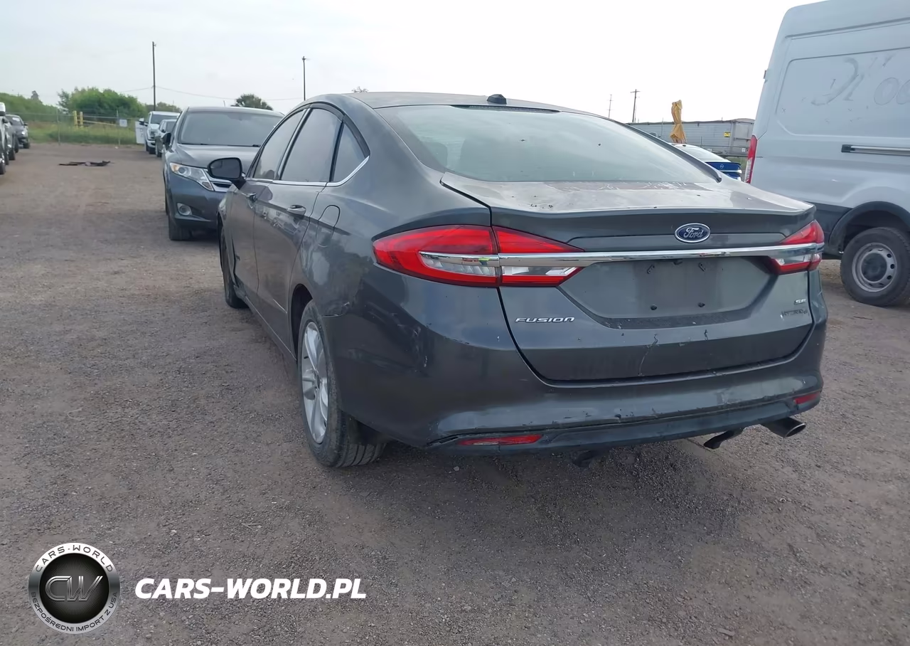 2018 Ford Fusion Hybrid Se VIN:3FA6P0LU4JR226134 - 3