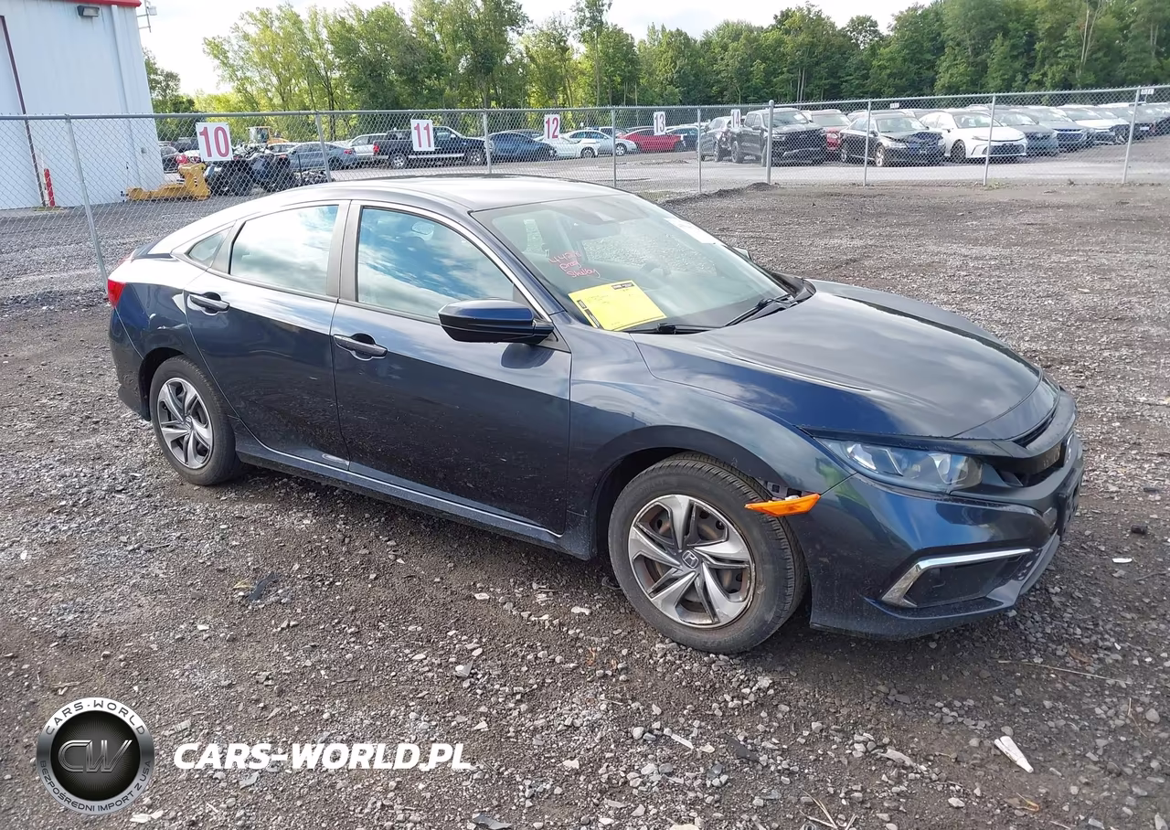 2019 Honda Civic Lx VIN:2HGFC2F60KH599362 - 1