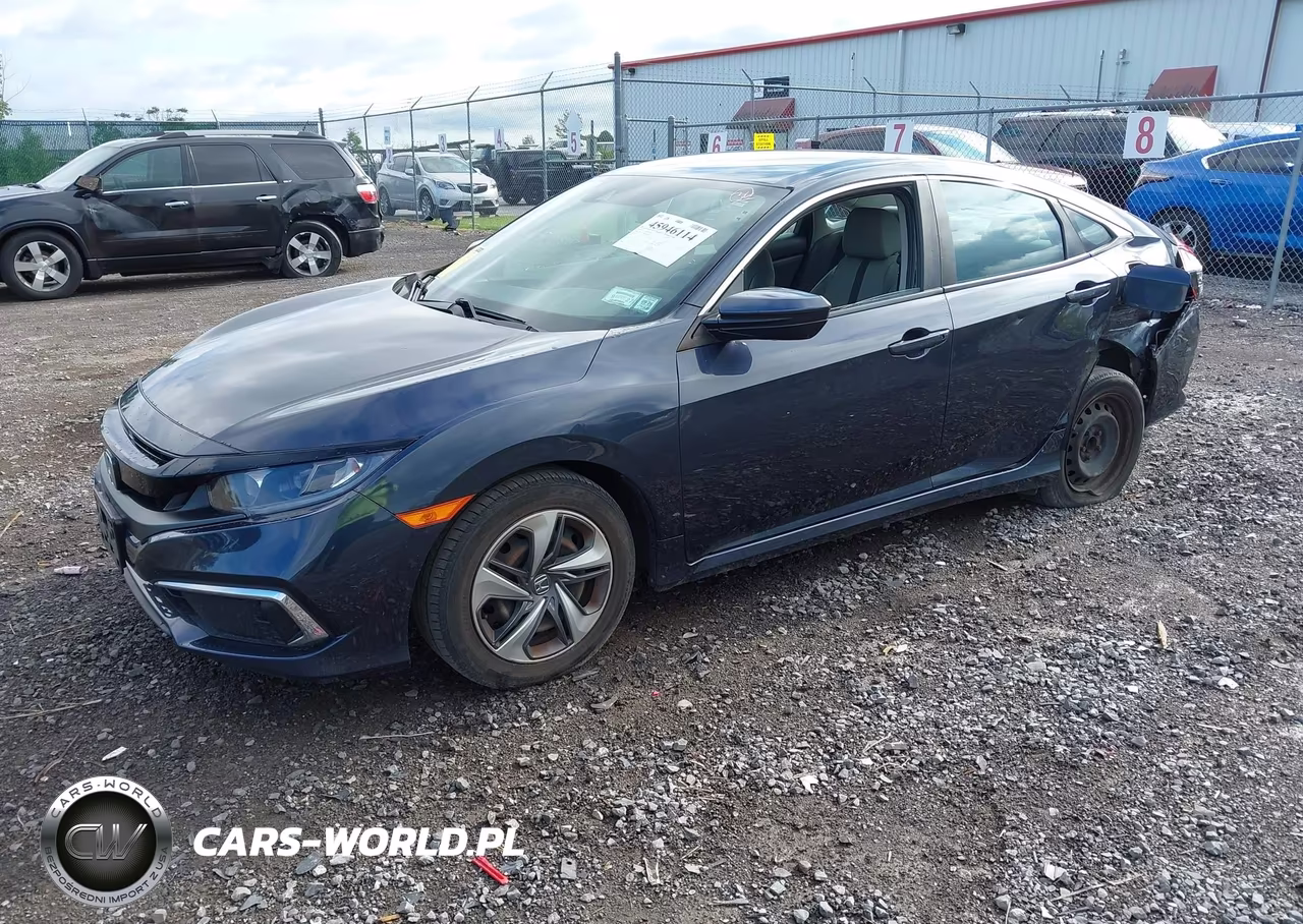 2019 Honda Civic Lx VIN:2HGFC2F60KH599362 - 2