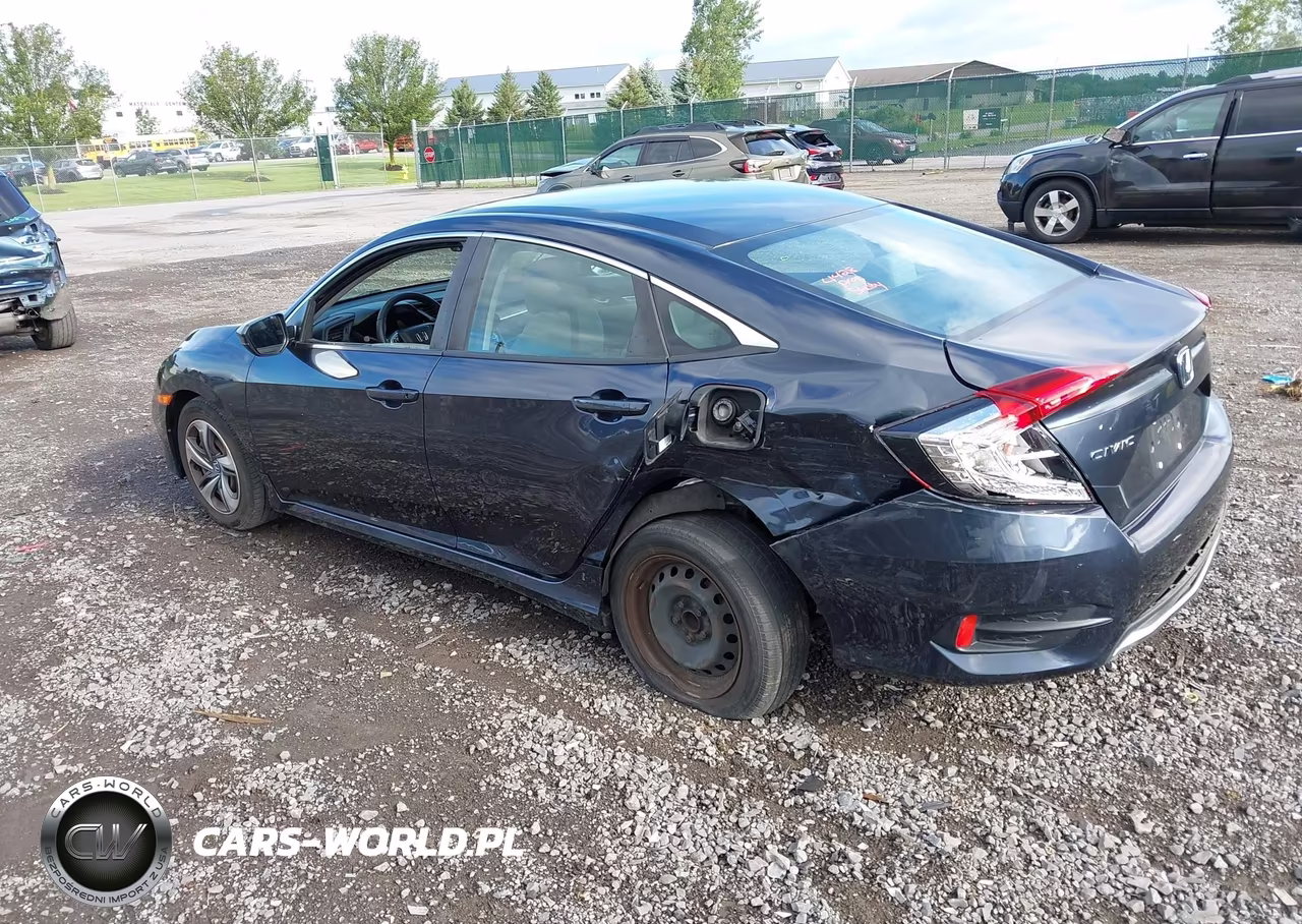 2019 Honda Civic Lx VIN:2HGFC2F60KH599362 - 3