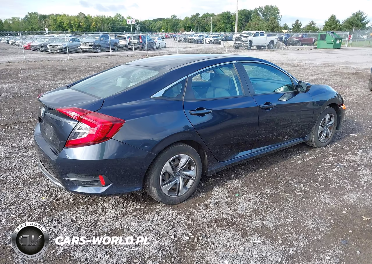2019 Honda Civic Lx VIN:2HGFC2F60KH599362 - 4