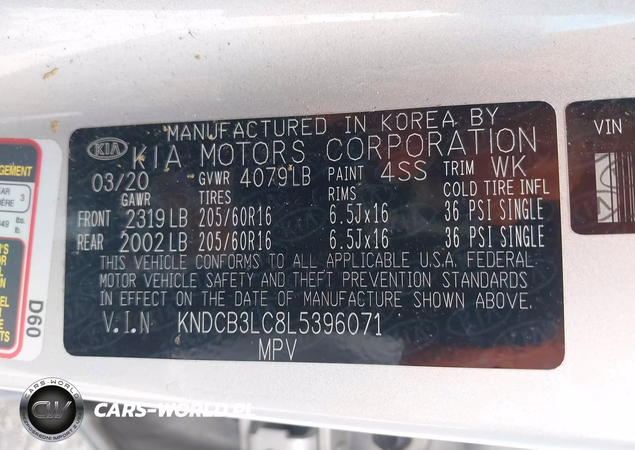 2020 Kia Niro Lx VIN:KNDCB3LC8L5396071 - 9