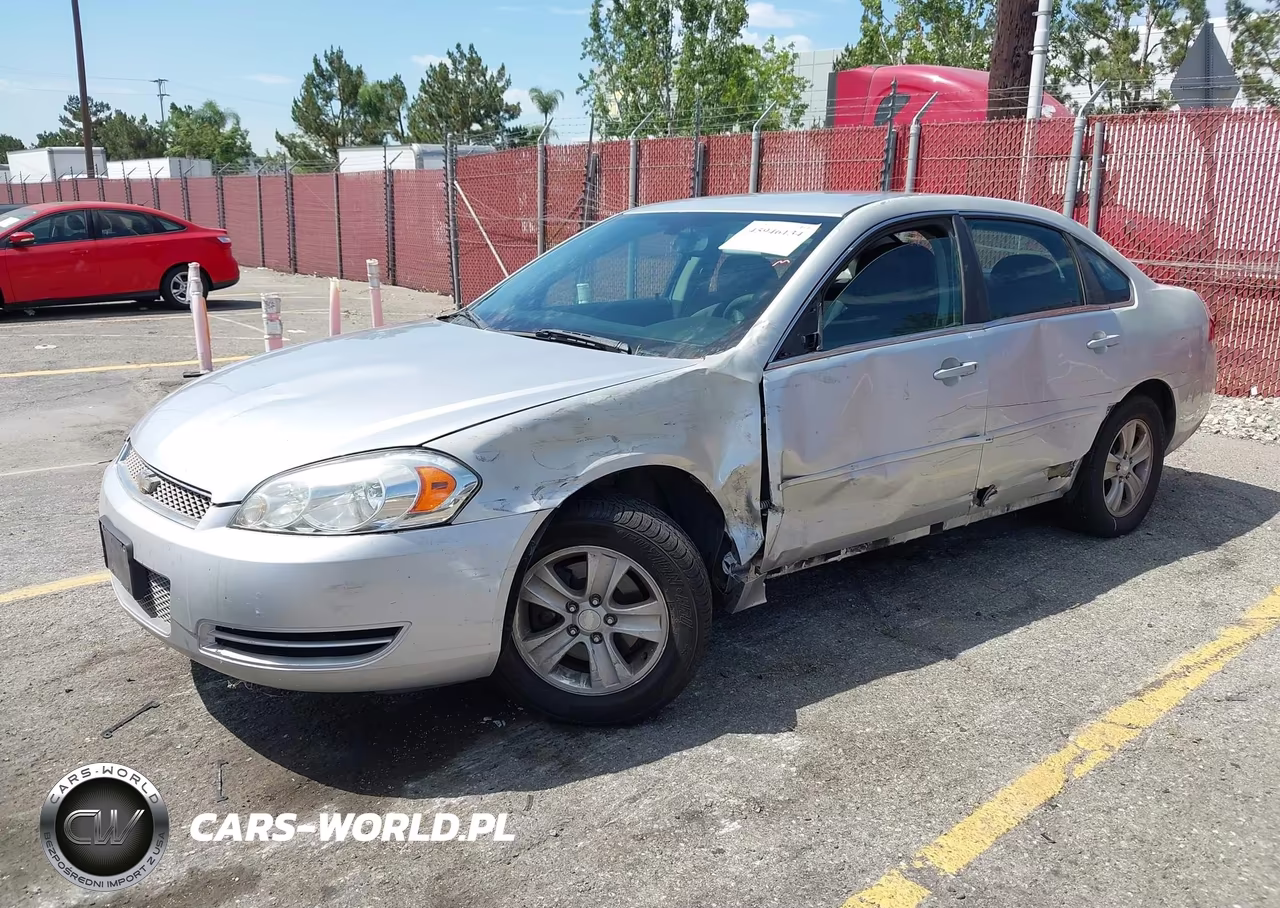 2012 Chevrolet Impala Ls VIN:2G1WF5E31C1323967 - 2