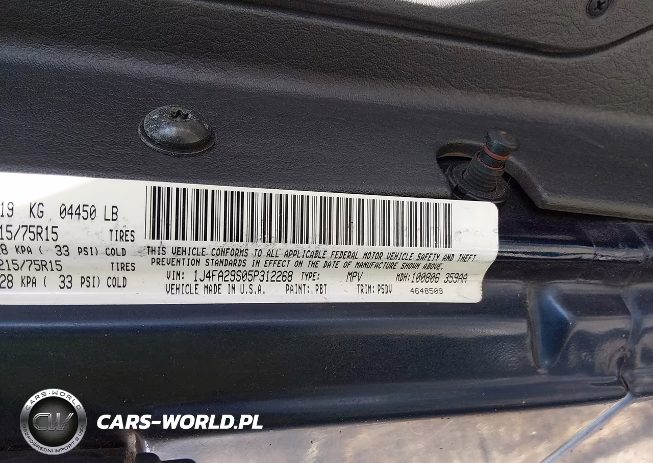 2005 Jeep Wrangler Se VIN:1J4FA29S05P312268 - 9