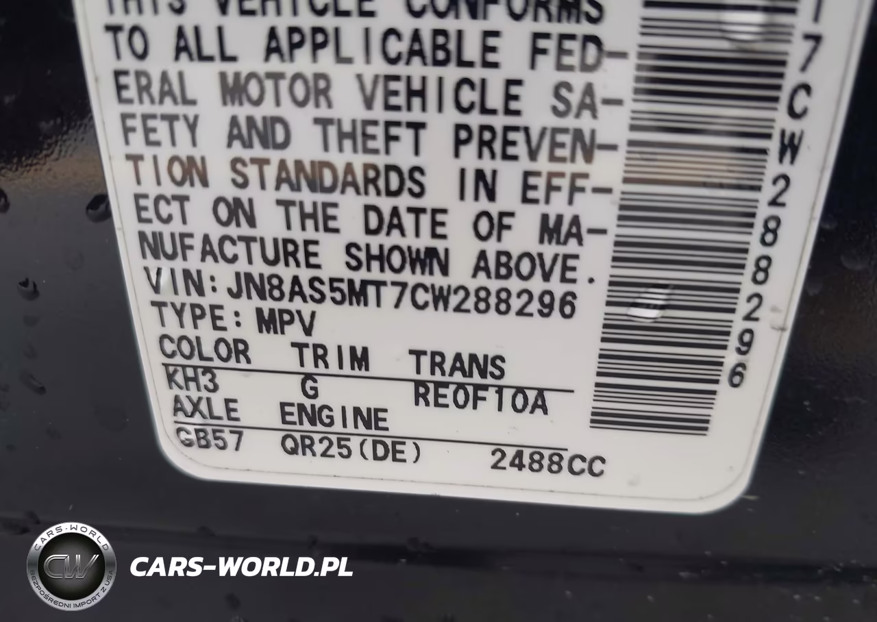 2012 Nissan Rogue S-Sv VIN:JN8AS5MT7CW288296 - 9