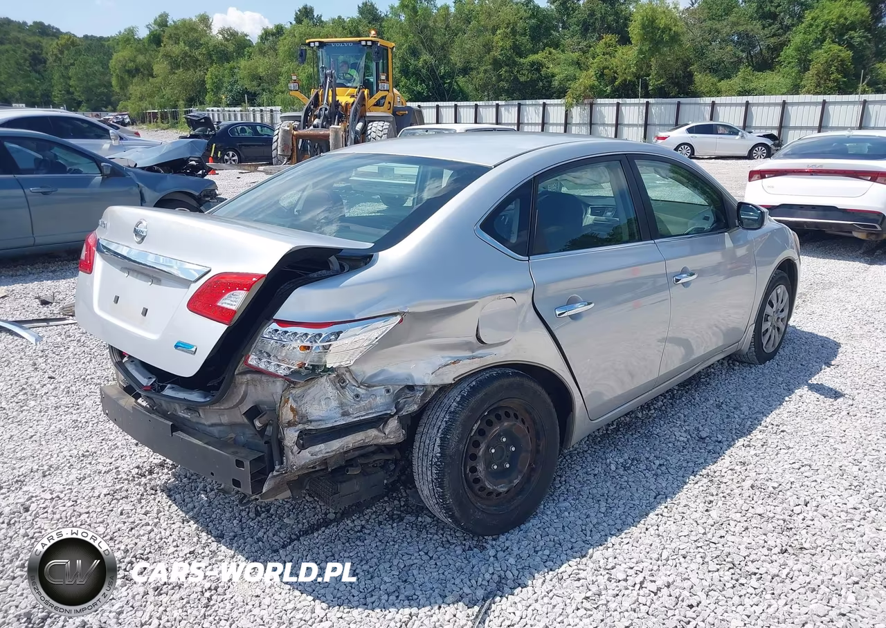 2014 Nissan Sentra S VIN:3N1AB7AP9EL694459 - 4