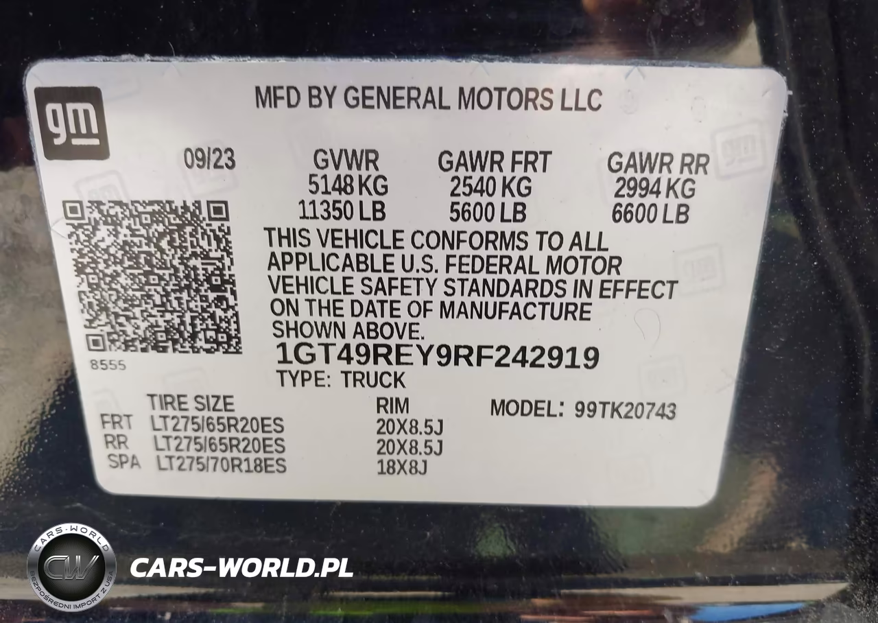 2024 GMC Sierra 2500Hd 4Wd Standard Bed Denali VIN:1GT49REY9RF242919 - 8