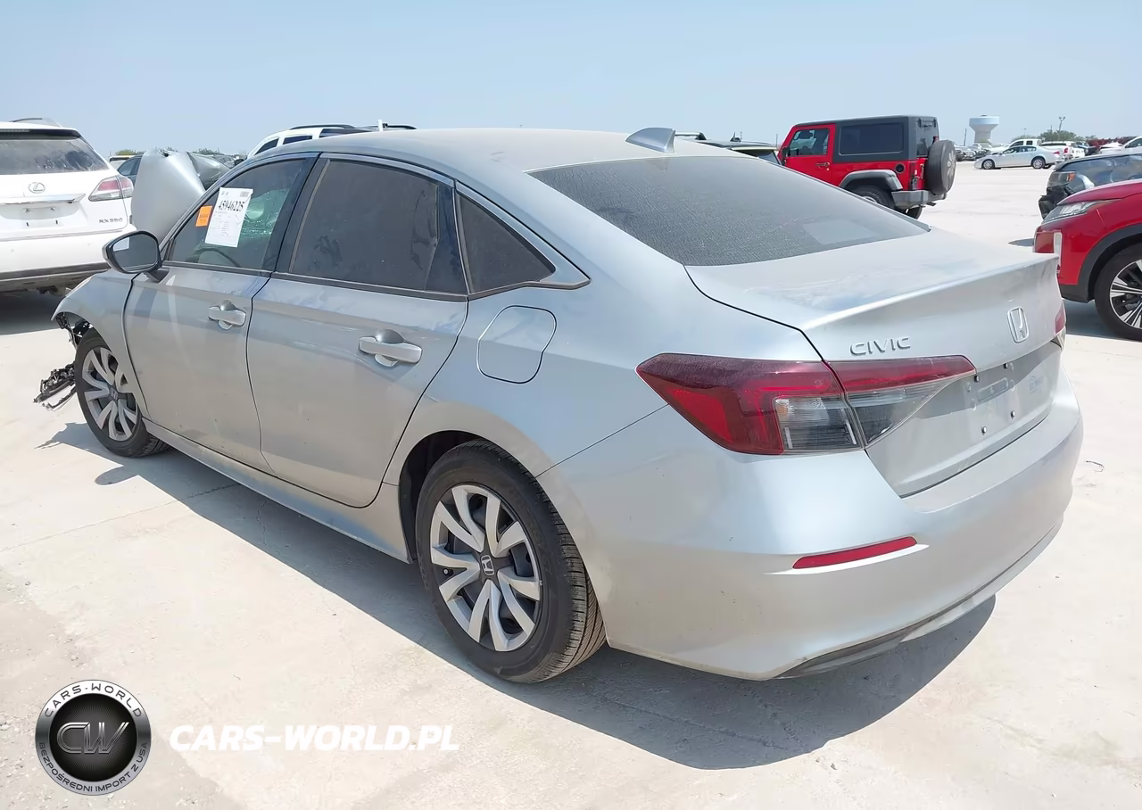 2026 Honda Civic Lx VIN:2HGFE2F24TH537438 - 3