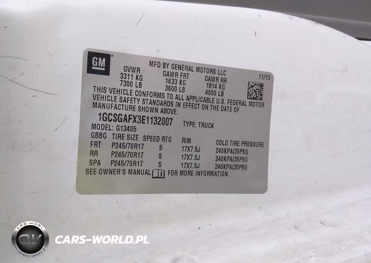 2014 Chevrolet Express 1500 Work Van VIN:1GCSGAFX3E1132007 - 9