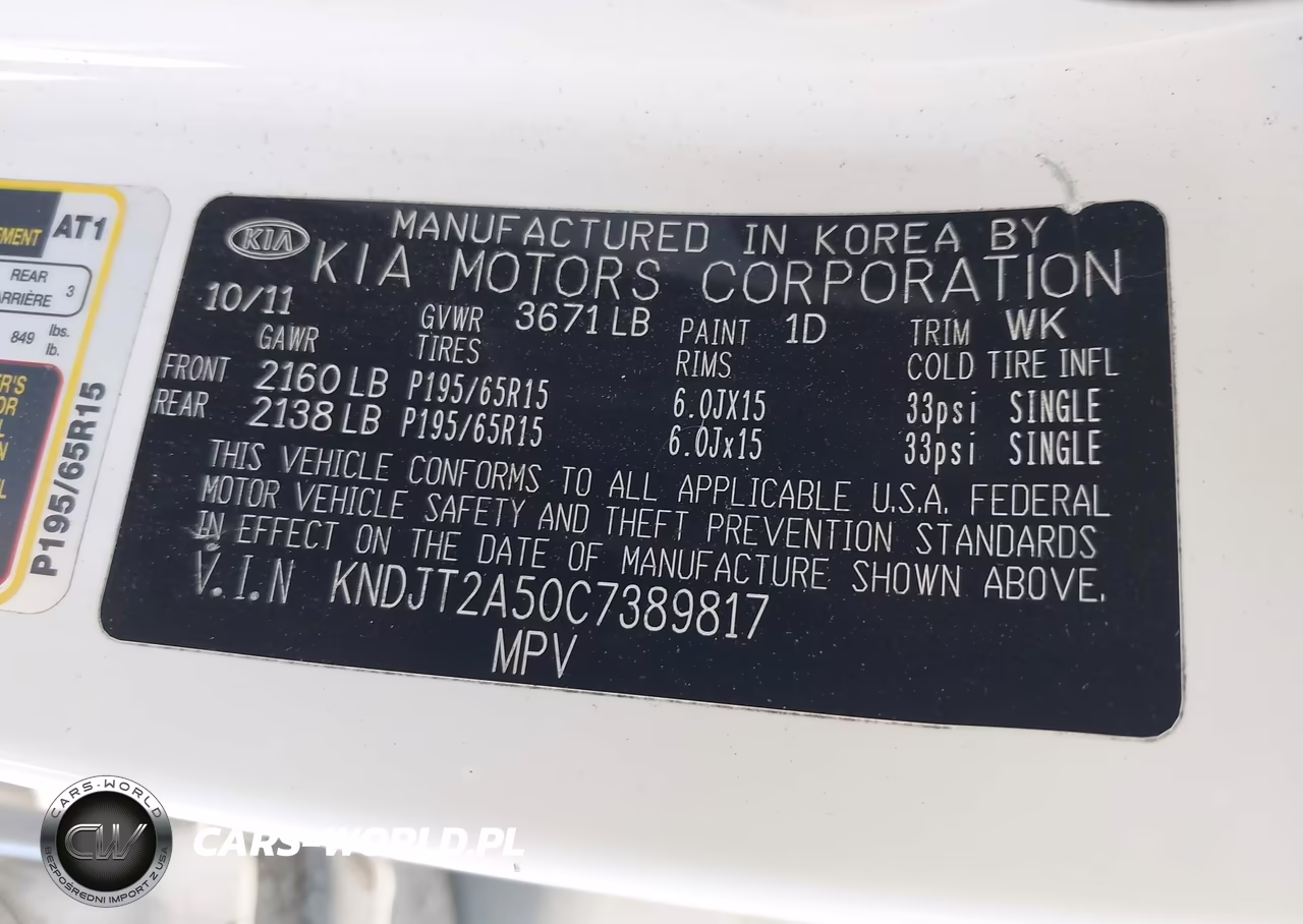 2012 Kia Soul VIN:KNDJT2A50C7389817 - 9