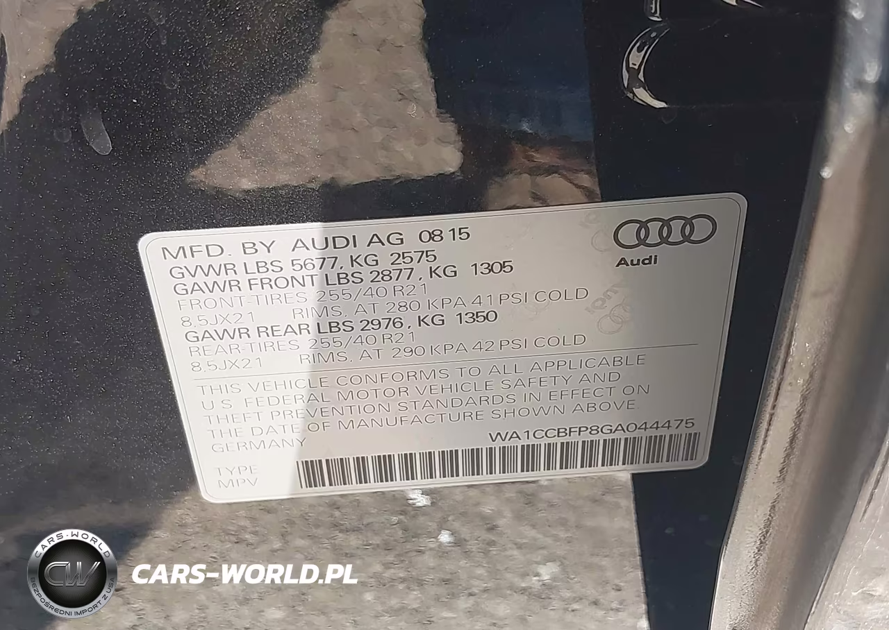 2016 Audi Sq5 3.0T Premium Plus VIN:WA1CCBFP8GA044475 - 9