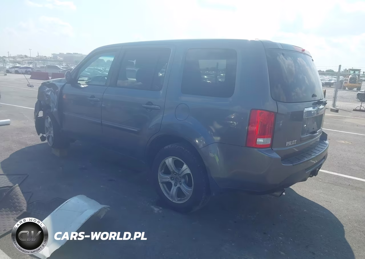 2012 Honda Pilot Ex-L VIN:5FNYF4H57CB011995 - 3