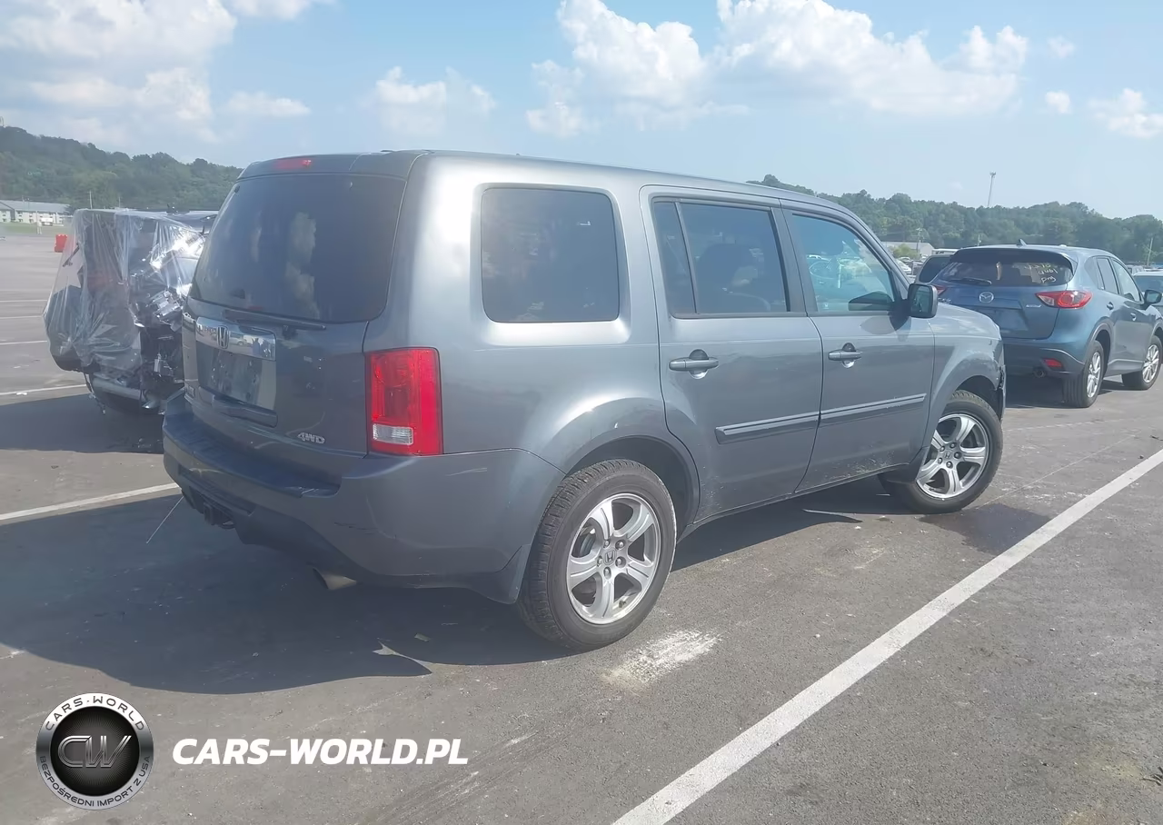 2012 Honda Pilot Ex-L VIN:5FNYF4H57CB011995 - 4