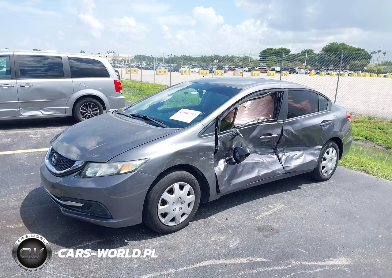 2014 Honda Civic Lx VIN:19XFB2F56EE256595 - 6