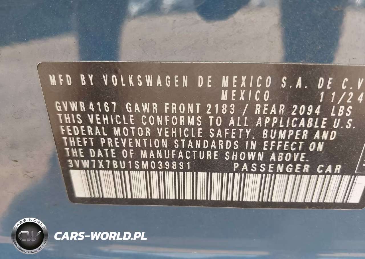 2025 Volkswagen Jetta 1.5T Se VIN:3VW7X7BU1SM039891 - 9