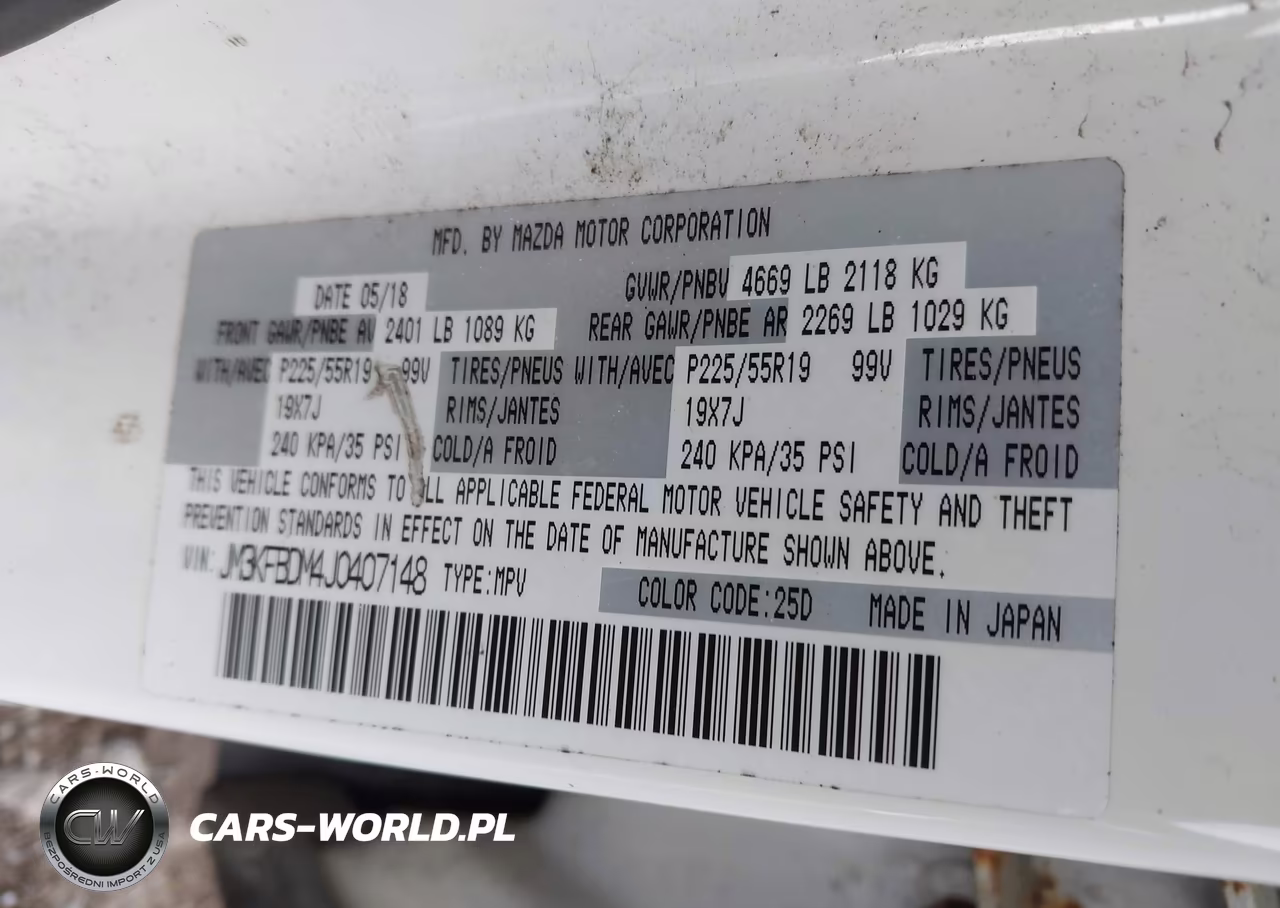 2018 Mazda Cx-5 Grand Touring VIN:JM3KFBDM4J0407148 - 9