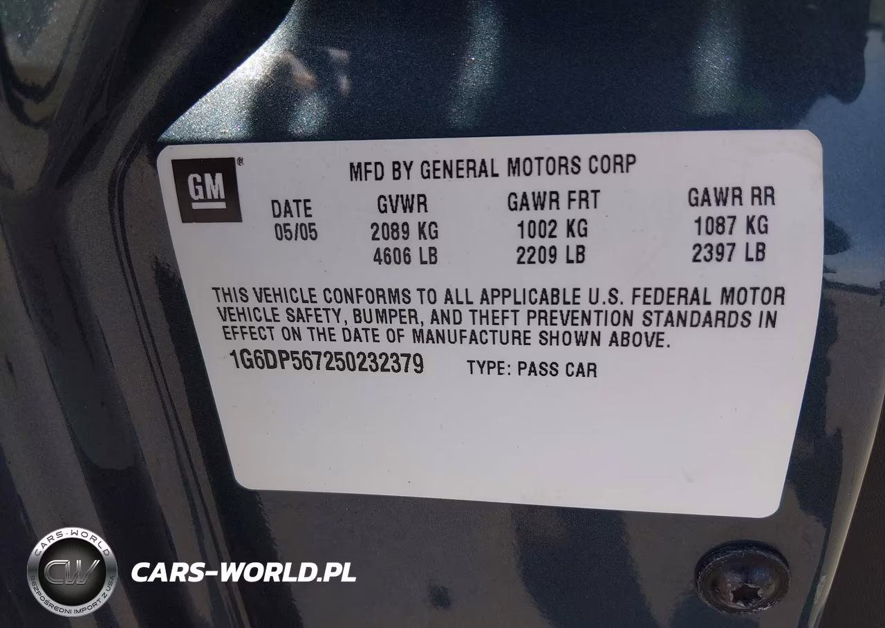 2005 Cadillac Cts Base W-1Sb-1Sc VIN:1G6DP567250232379 - 9