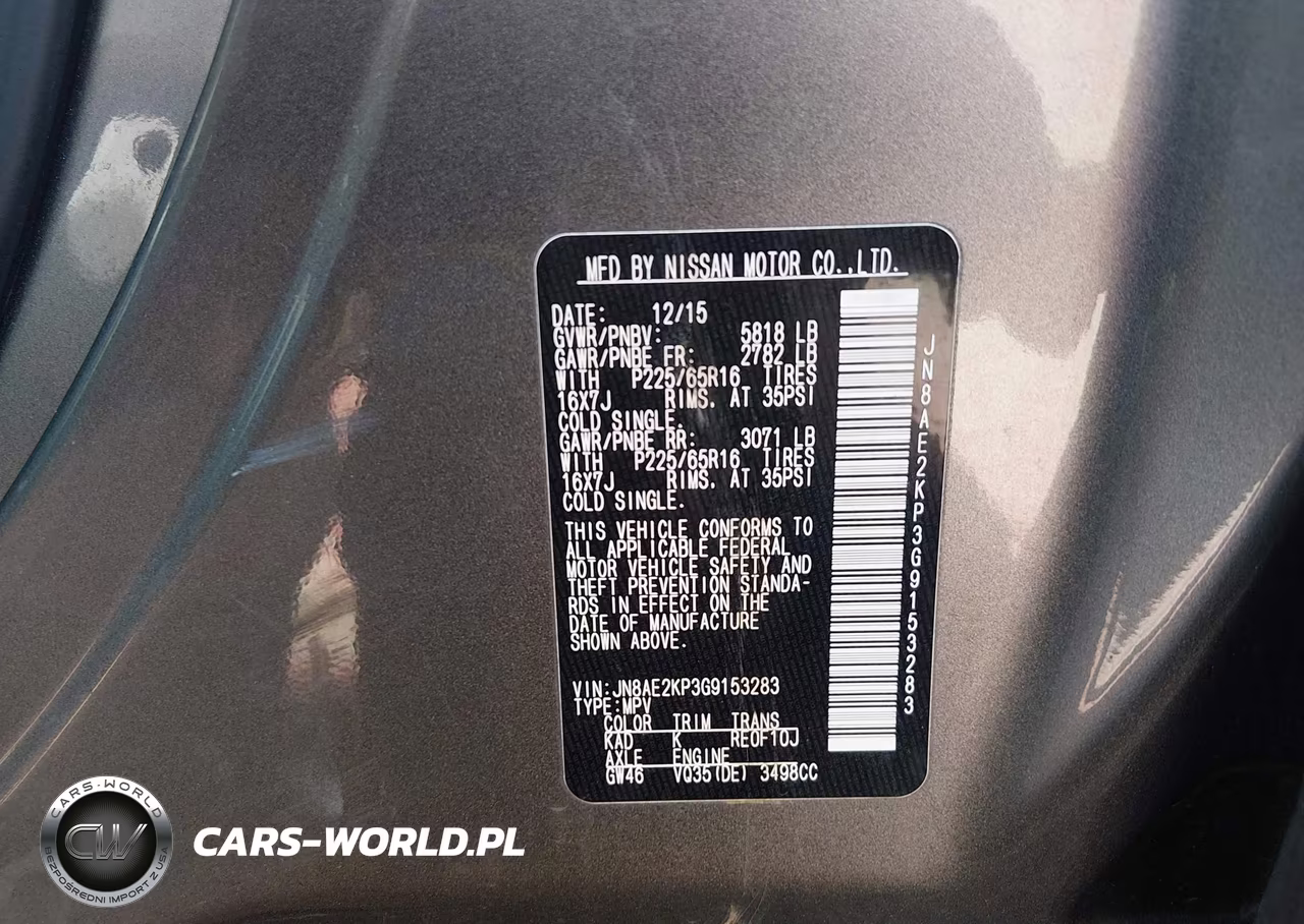 2016 Nissan Quest Platinum-S-Sl-Sv VIN:JN8AE2KP3G9153283 - 9