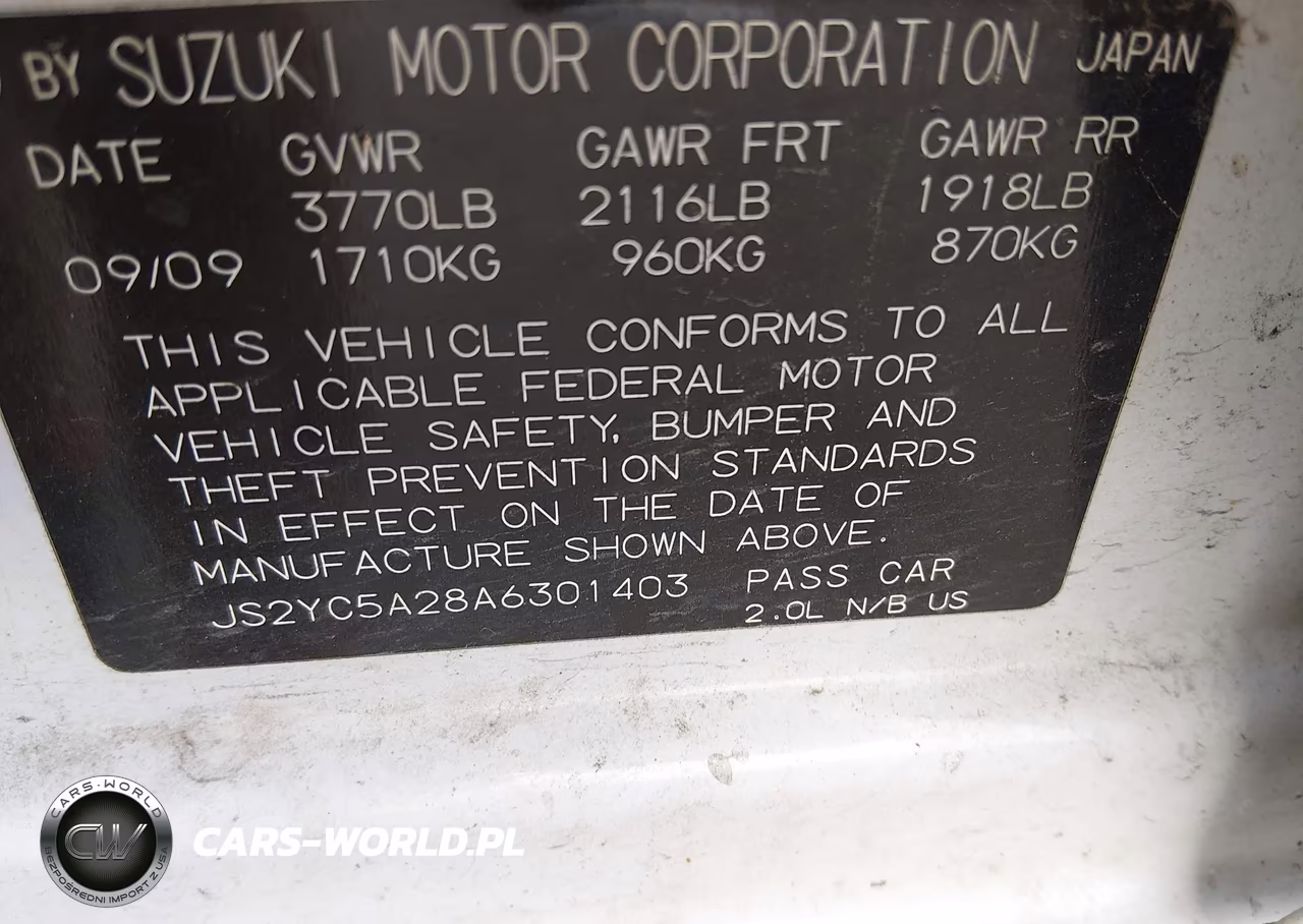 2010 Suzuki Sx4 Le-Le Popular VIN:JS2YC5A28A6301403 - 9