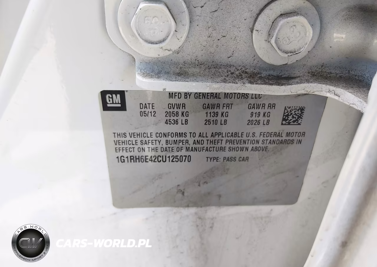 2012 Chevrolet Volt VIN:1G1RH6E42CU125070 - 9