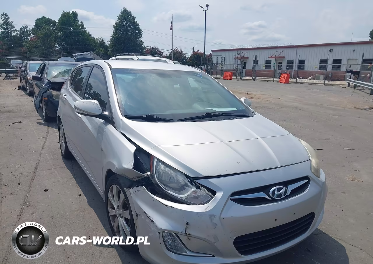 2013 Hyundai Accent Se VIN:KMHCU5AEXDU087800 - 1
