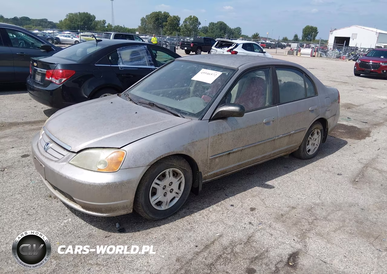 2002 Honda Civic Lx VIN:1HGES16522L040625 - 2
