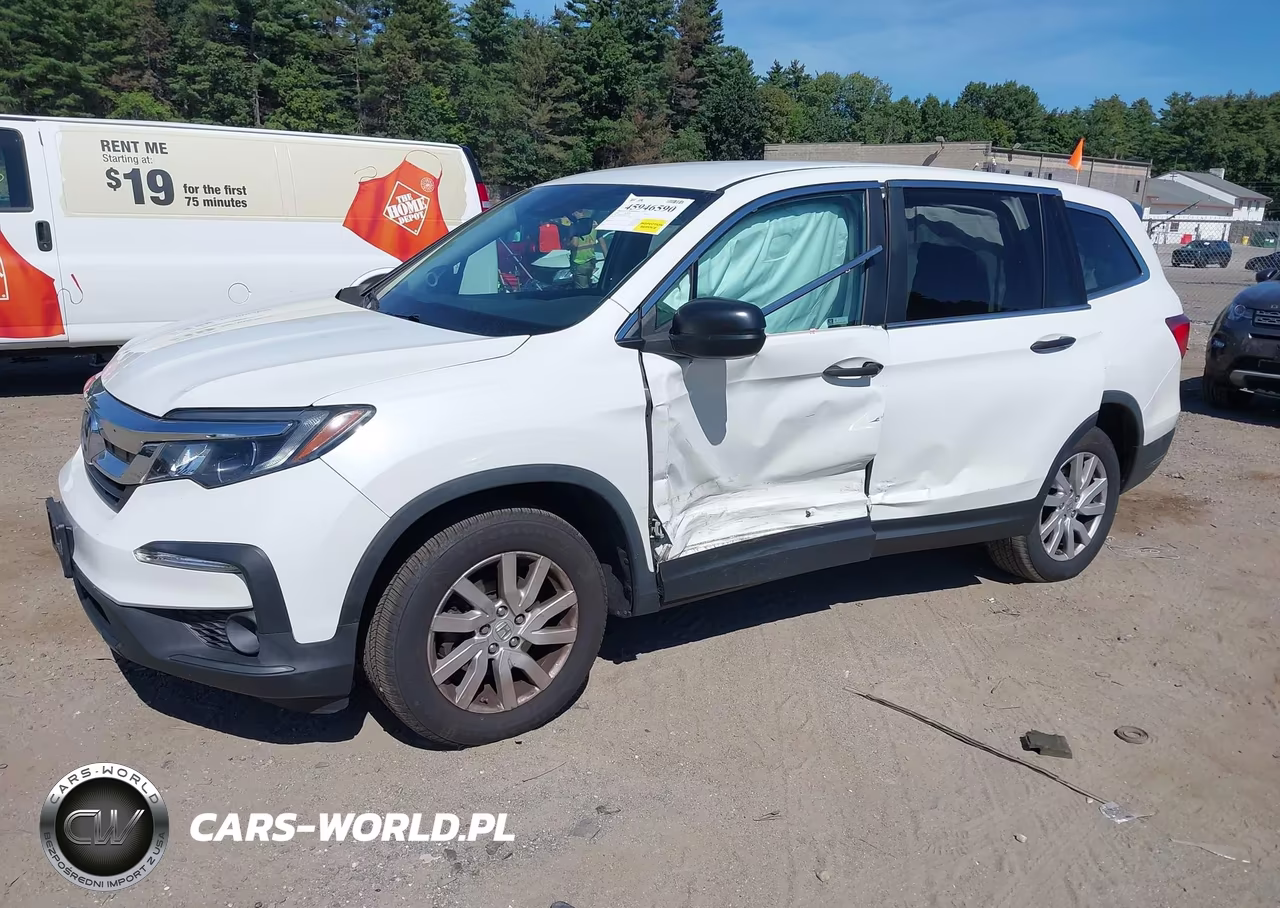 2021 Honda Pilot Awd Lx VIN:5FNYF6H15MB013951 - 2