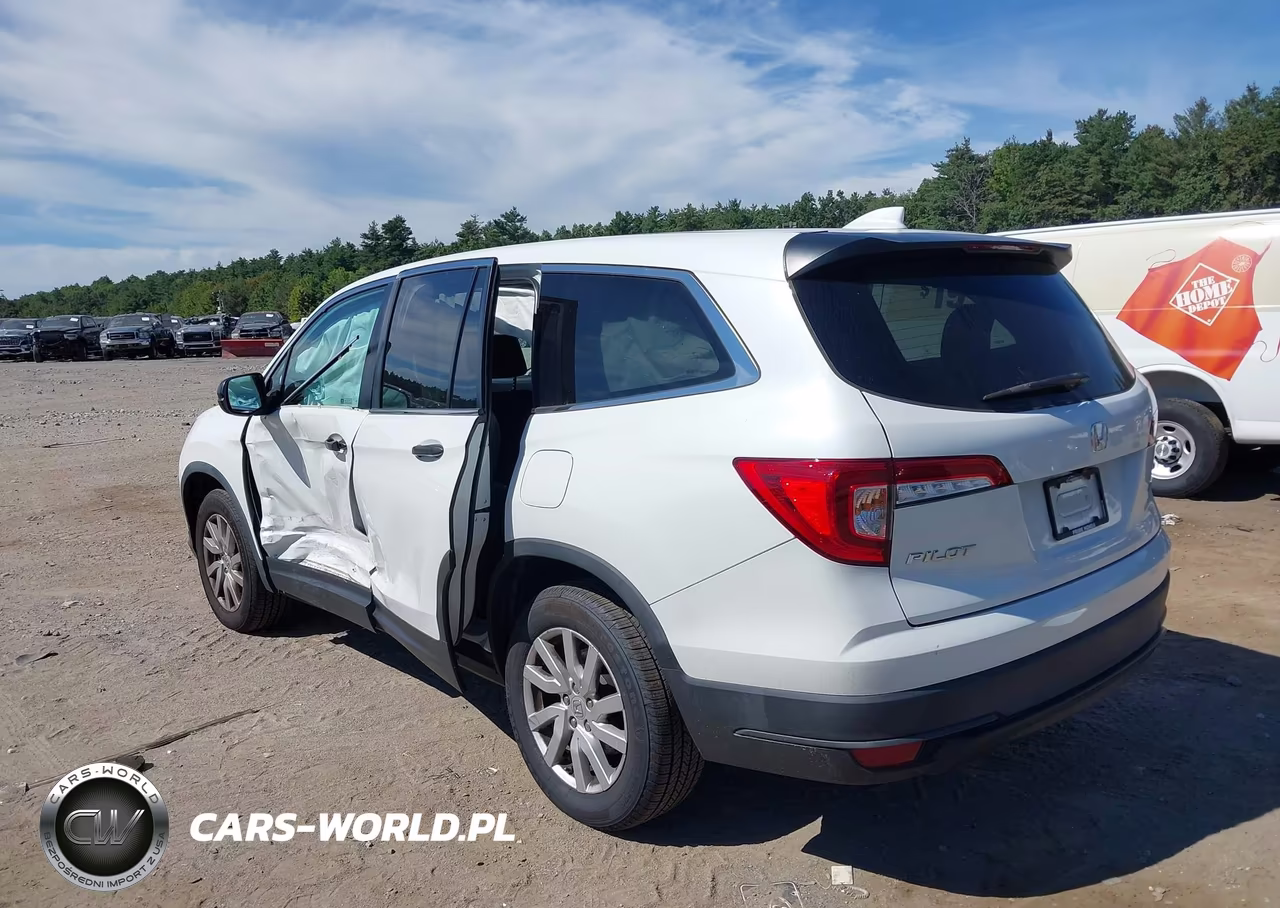 2021 Honda Pilot Awd Lx VIN:5FNYF6H15MB013951 - 3