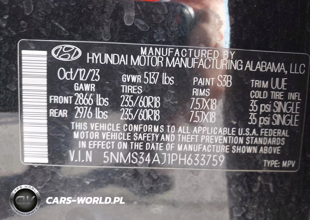 2023 Hyundai Santa Fe Sel VIN:5NMS34AJ1PH633759 - 9