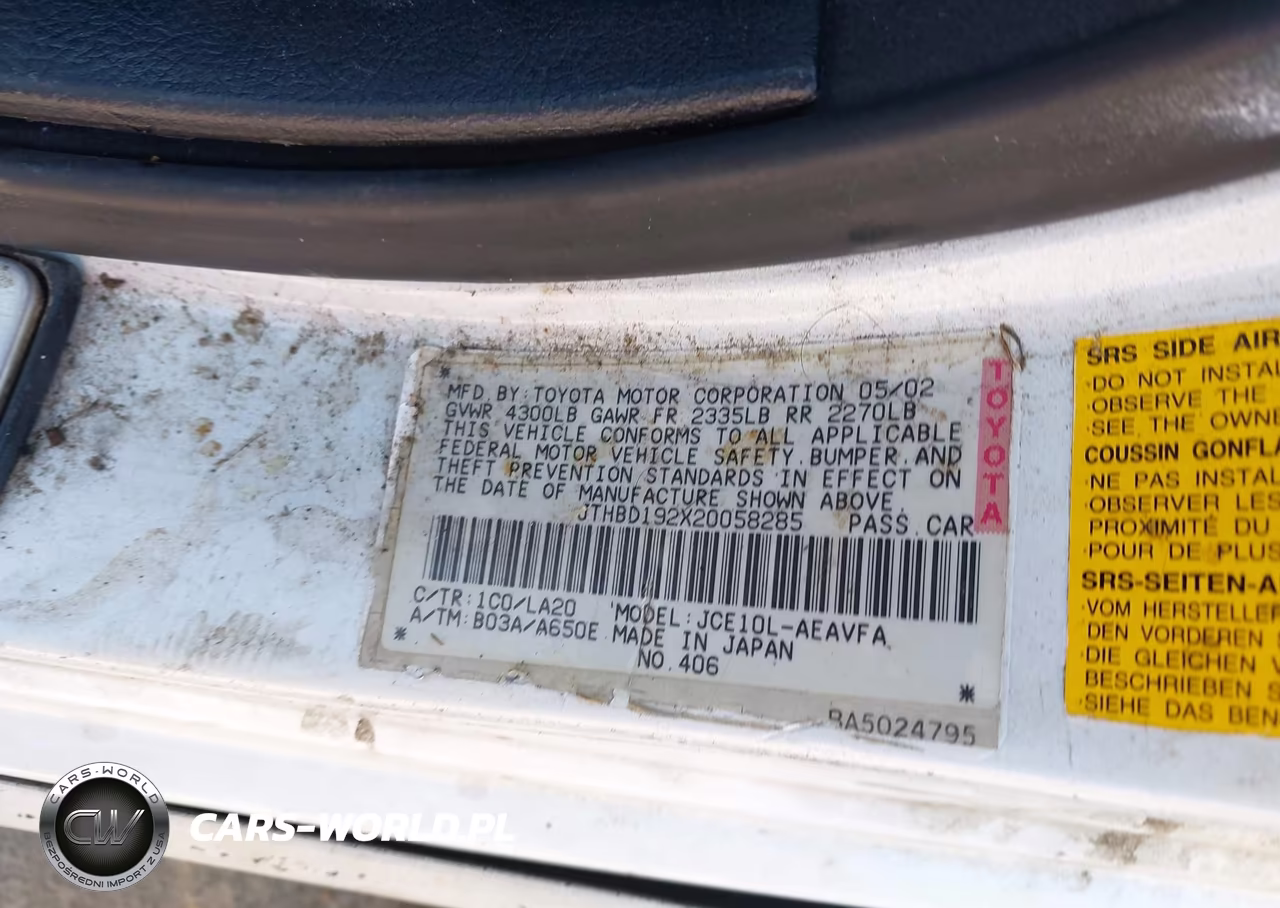 2002 Lexus Is 300 VIN:JTHBD192X20058285 - 9