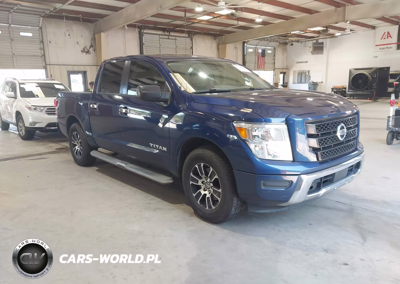 2021 Nissan Titan Sv 4X2 VIN:1N6AA1EEXMN519672 - 1