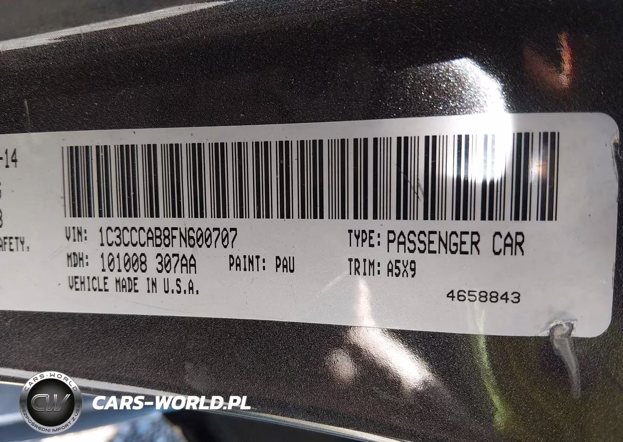 2015 Chrysler 200 Limited VIN:1C3CCCAB8FN600707 - 9