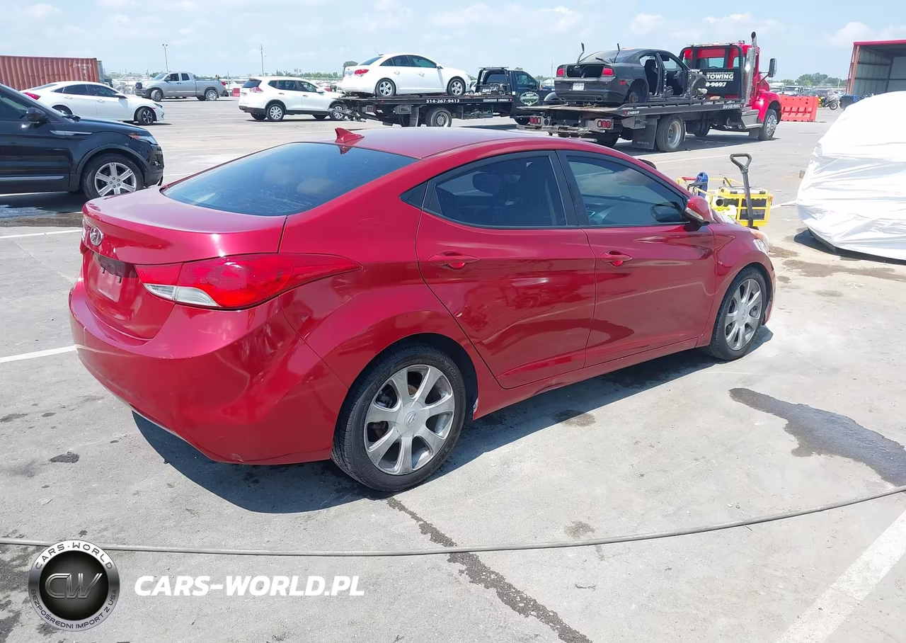2012 Hyundai Elantra Limited (Ulsan Plant) VIN:KMHDH4AE8CU280111 - 4