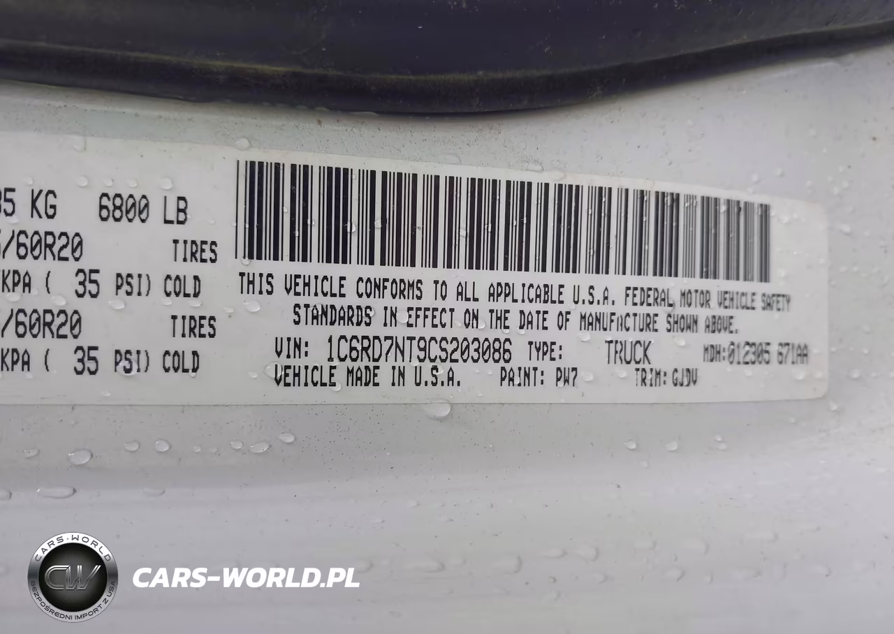2012 Ram 1500 Laramie VIN:1C6RD7NT9CS203086 - 9