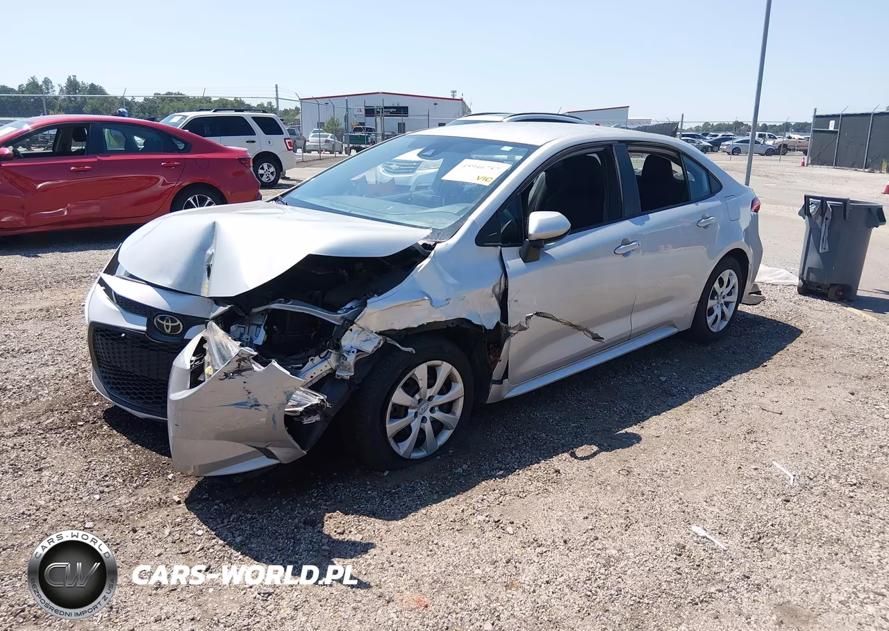 2021 Toyota Corolla Le VIN:5YFEPMAE7MP166403 - 2