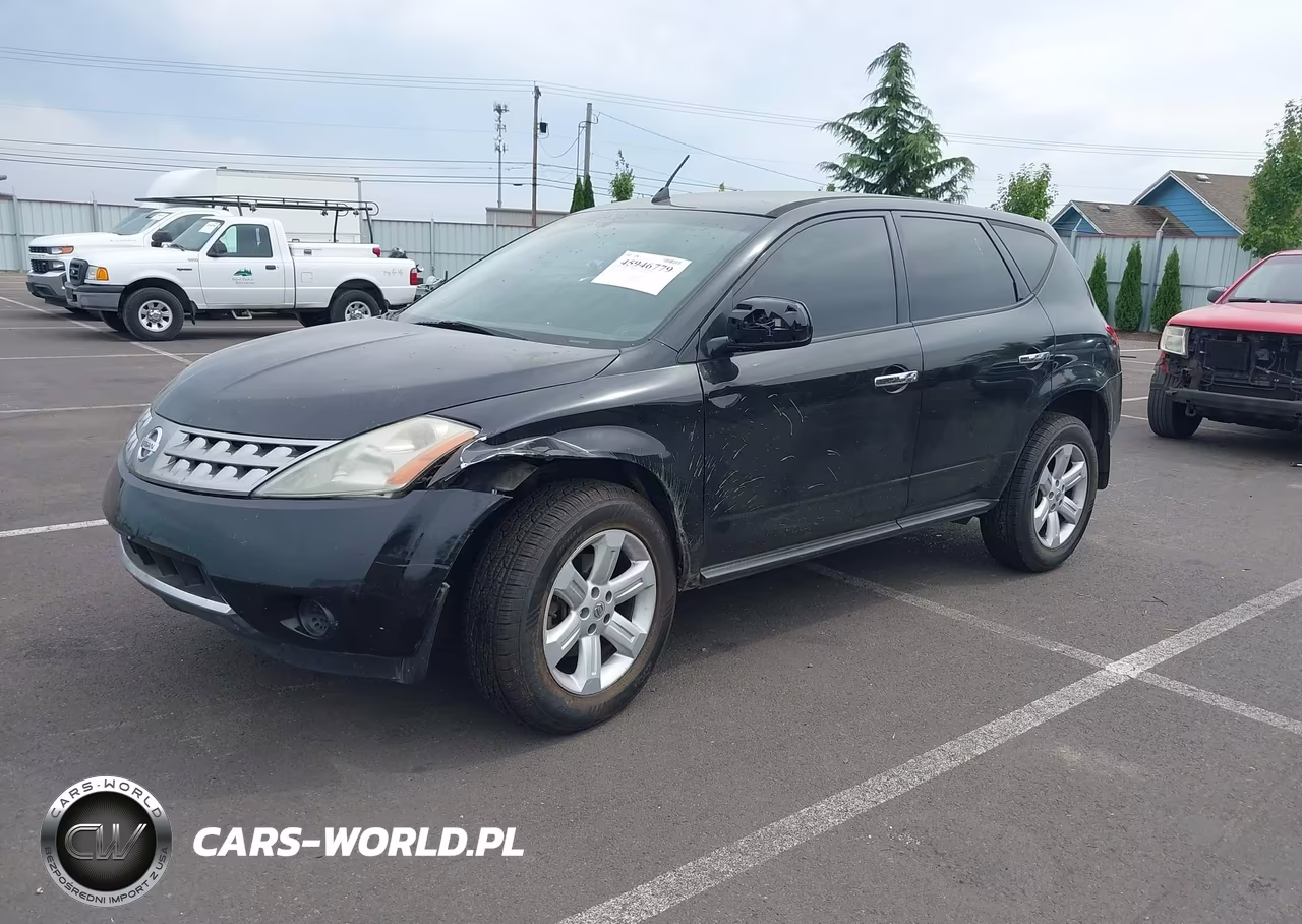 2006 Nissan Murano S VIN:JN8AZ08W46W531554 - 2